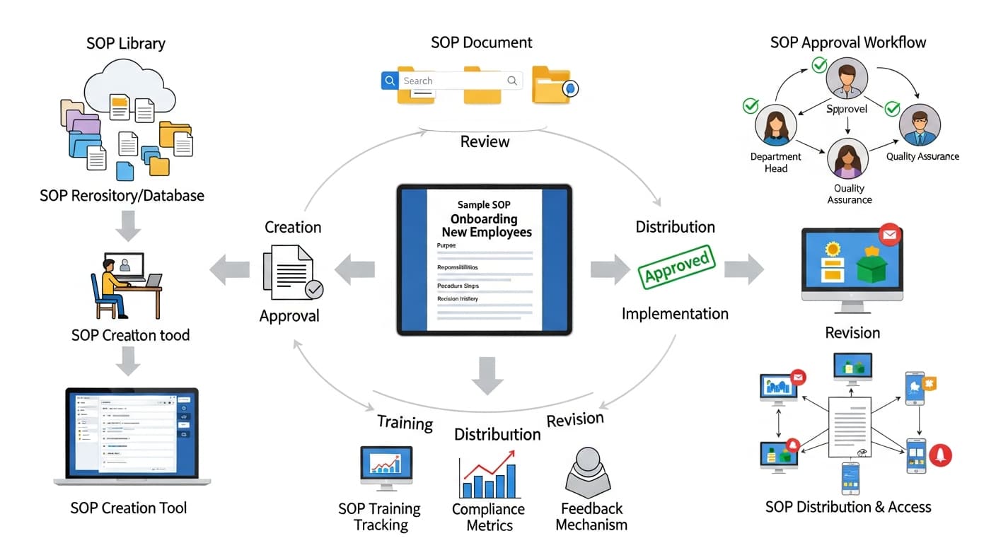 উৎপাদন প্রক্রিয়া এসওপি Manufacturing Process SOPs মূল অংশ